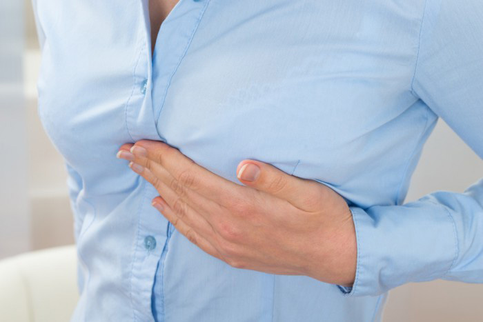 chest pain due to diaphragmatic hernia